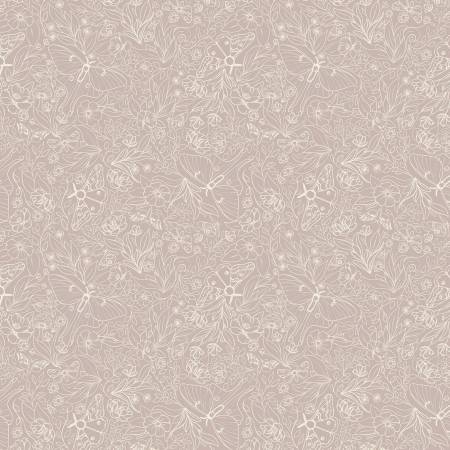 Nocturnal Garden - Floral Flight - BLUSH