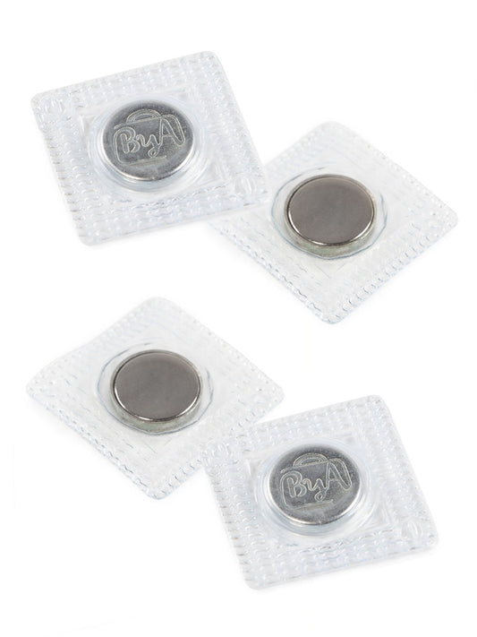ByAnnie's Sew-In Magnetic Snaps - 14mm - Set of Two (Nickel)