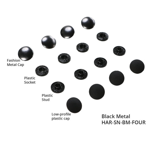 Tool-free Snaps - Set of Four - Nickel - ByAnnie