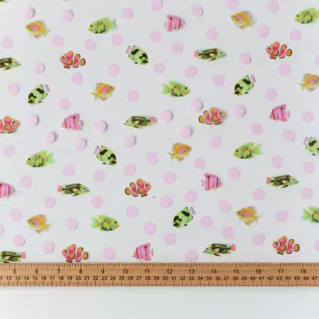 Tula Pink Floral Reef Collection: School Crossing Vinyl