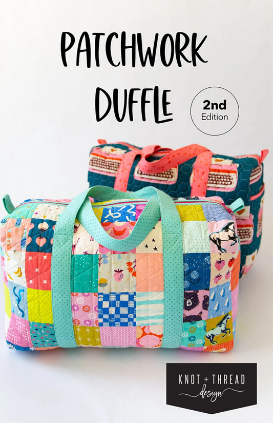 Patchwork Duffle Pattern by Knot & Thread