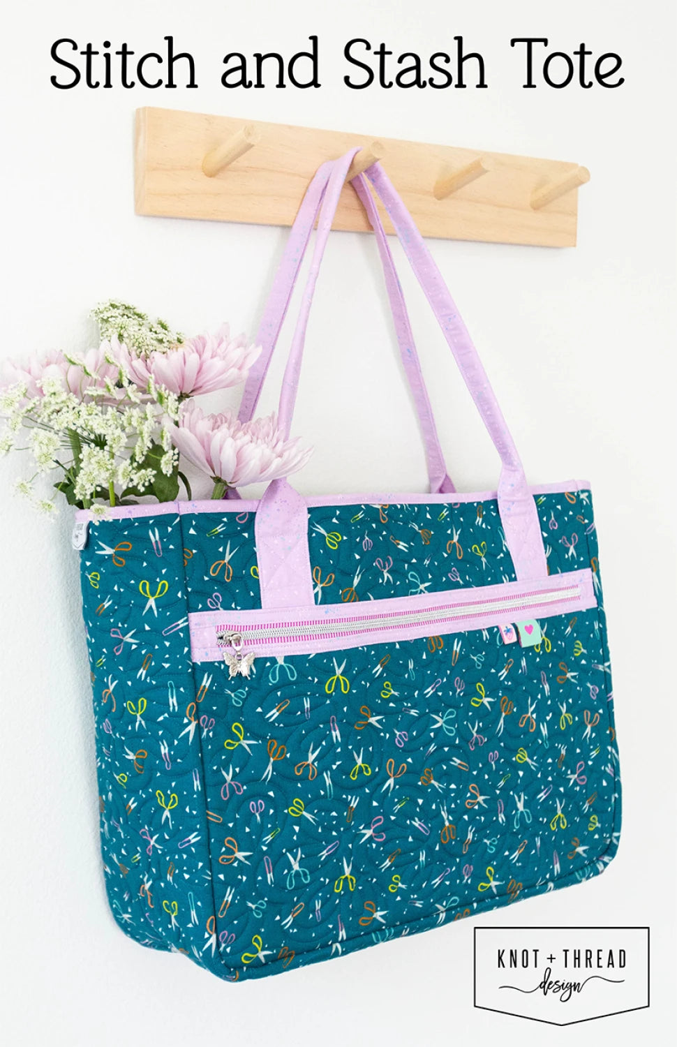Stitch and Stash Tote Pattern by Knot & Thread