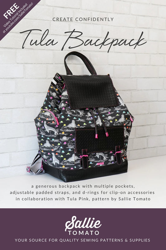 Tula Backpack Pattern by Sallie Tomato