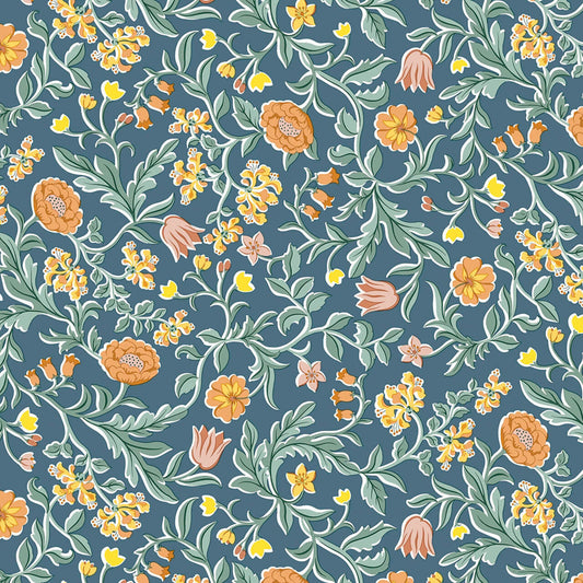 Liberty Craft Garden - May’s Flowers on Teal