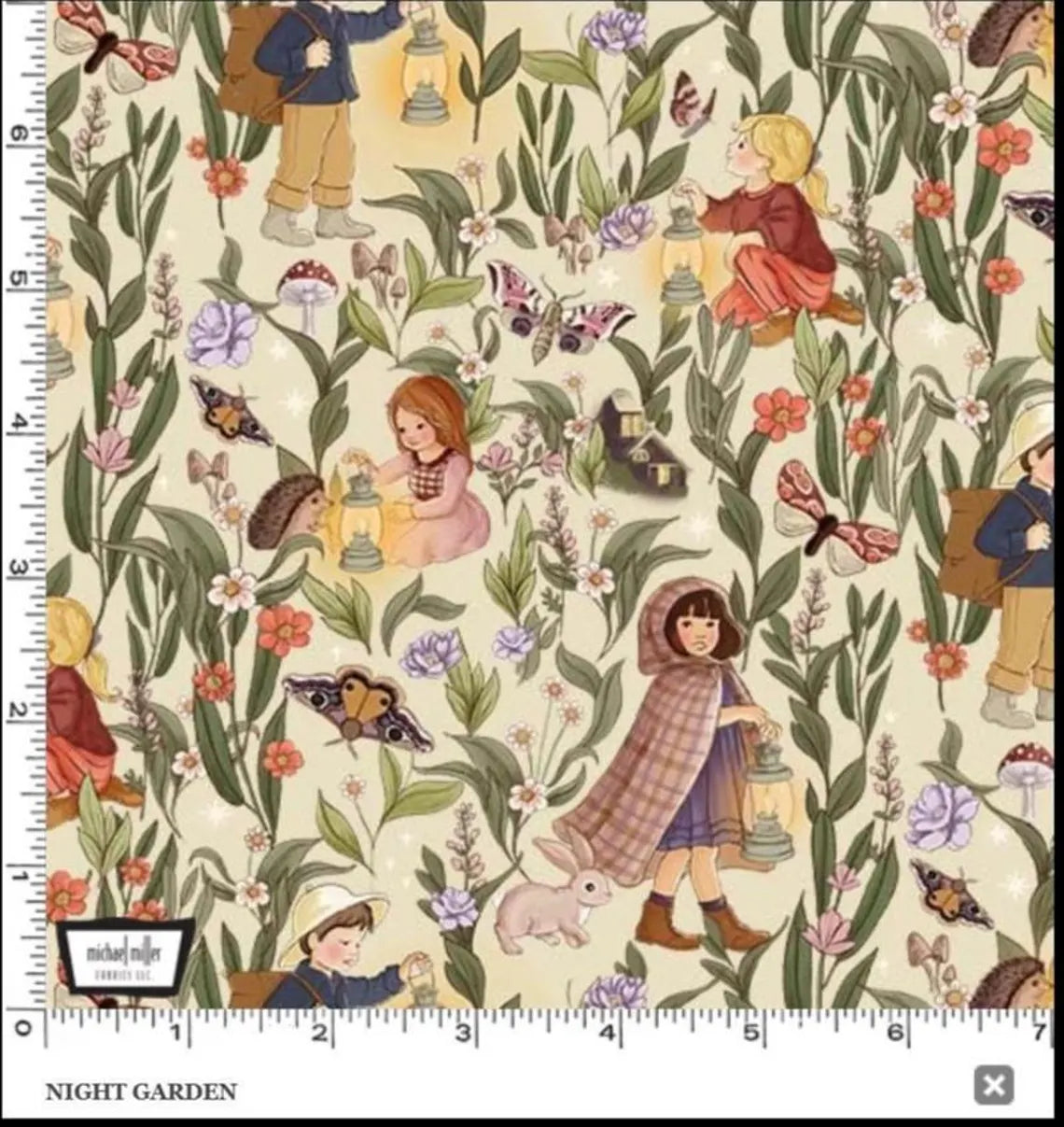 Nocturnal Garden - Night Garden - Cream