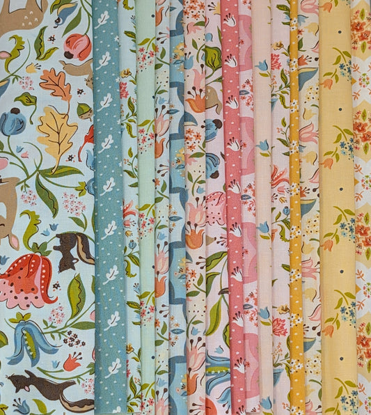 Wildwood Dwellings by Poppie Cotton- Fat Eighth bundle