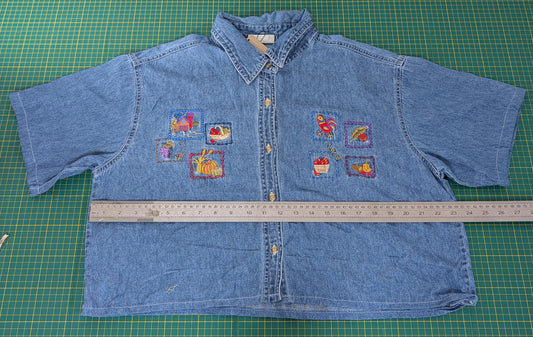 Second Bloom Reimagined Denim Shirts