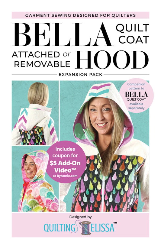 Bella Hood Expansion Pack (for Bella Quilted Coat) - ByAnnie Pattern By Quilting Elissa