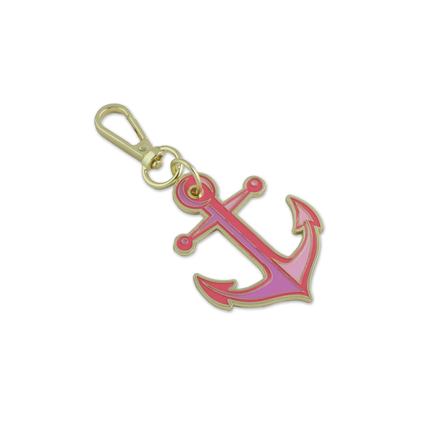Tula Pink Floral Reef Collection: Anchors Aweigh Coralline Bag Charm