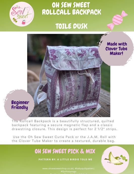 NEW Roll Call Backpack Kit - Toile Dusk