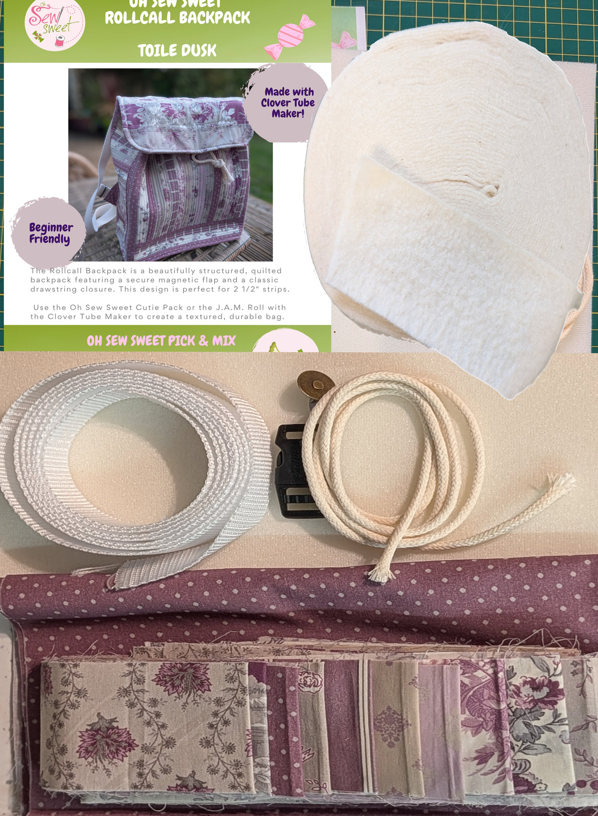 NEW Roll Call Backpack Kit - Toile Dusk