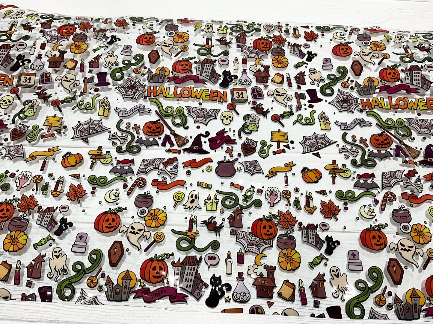 Halloween Decorations Clear TPU Vinyl