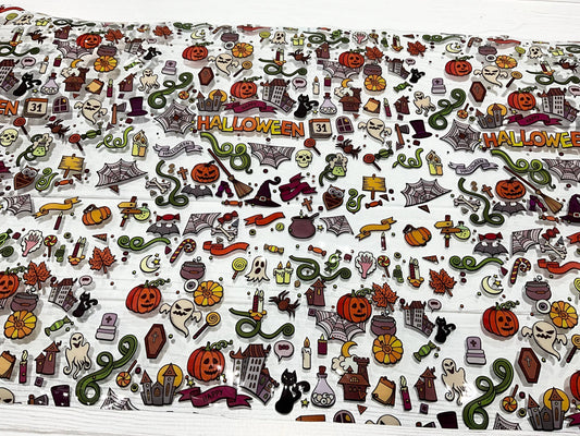 Halloween Decorations Clear TPU Vinyl