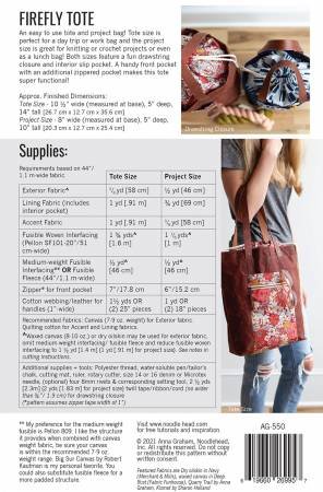 Firefly Tote Pattern by Noodlehead image 2