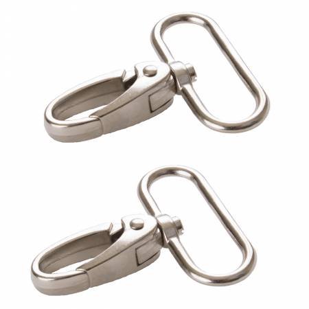 ByAnnie Swivel Hook 1-1/2" Nickel Set of Two image 0