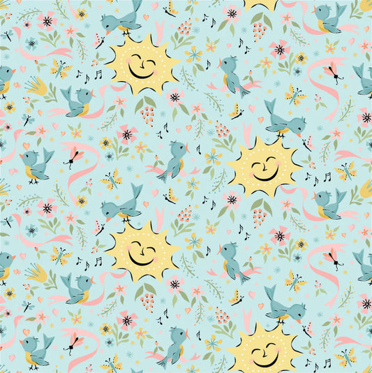 Finding Wonder by Poppie Cotton - Sunshine Blue image 0