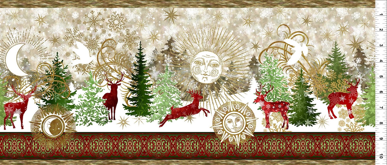 Winter Solstice II by Jason Yenter - Multi Border Metallic - 2WS-1M image 0