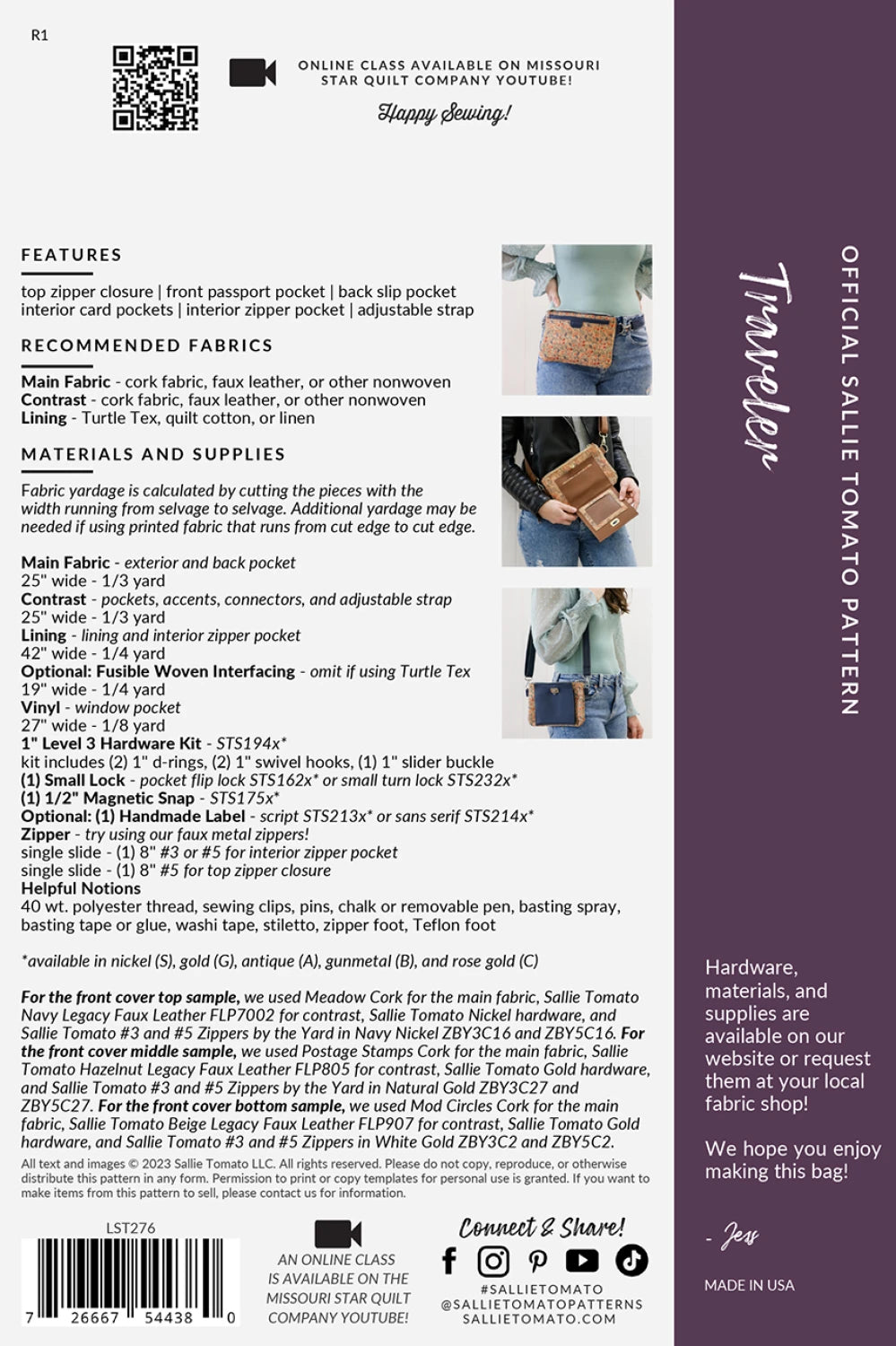 Traveler Pattern by Sallie Tomato image 1