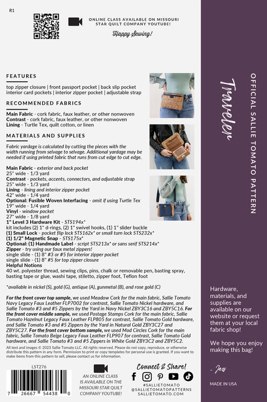 Traveler Pattern by Sallie Tomato image 1