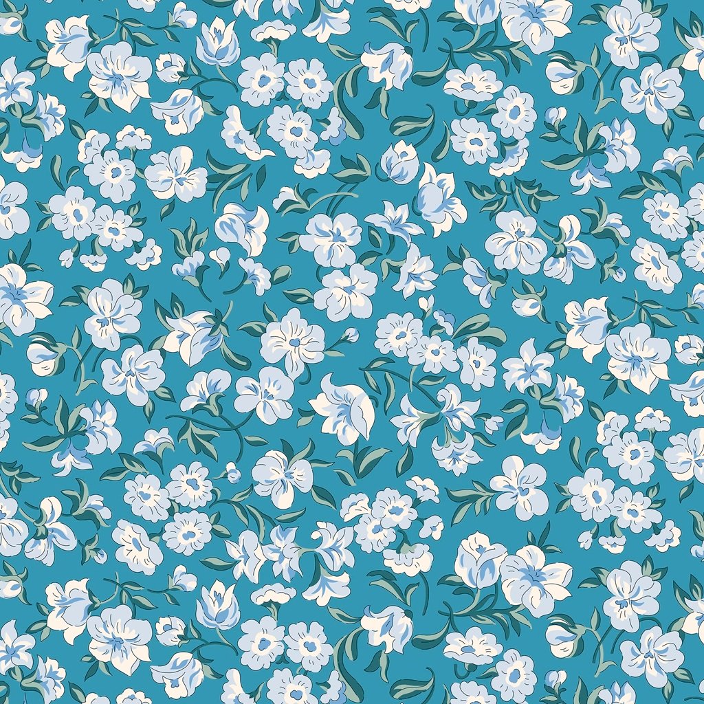 Liberty Floral Nostalgia - Eleanor Grace Blue image 0