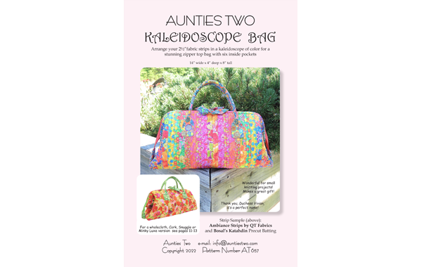 kaleidoscope Bag- Aunties Two Bag Pattern image 0