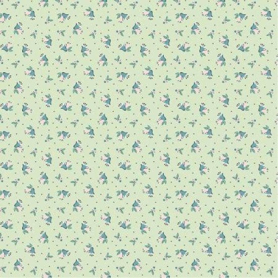 Frost & Furry by Poppie Cotton - Berries & Bells - Mint image 0