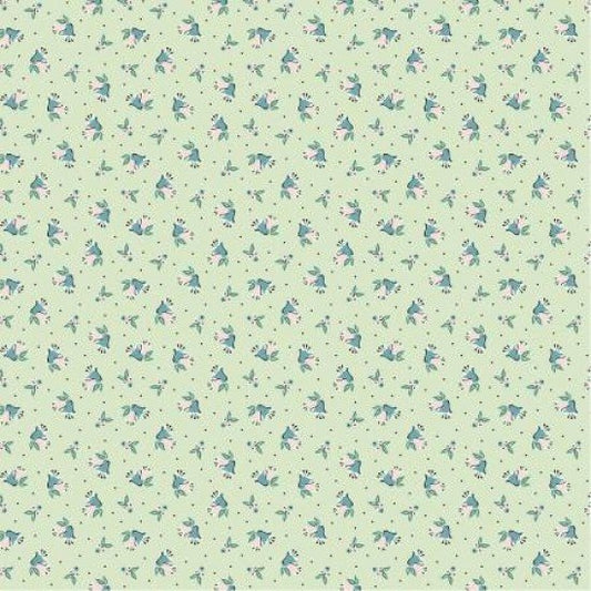 Frost & Furry by Poppie Cotton - Berries & Bells - Mint image 0