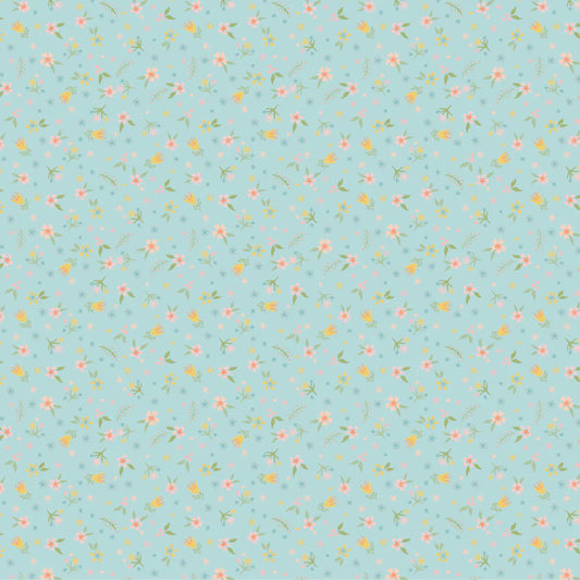 Finding Wonder by Poppie Cotton - Blossoms Blue image 0