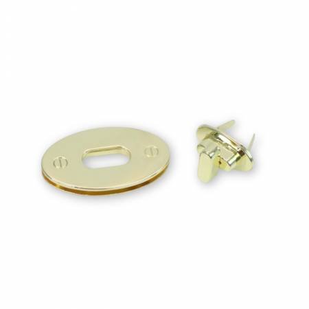 Large Classic Turn Lock Bag Hardware by Sallie Tomato - Gold image