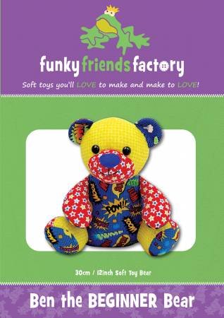 Ben the Beginner Bear - Funky Friends Factory Pattern image 0