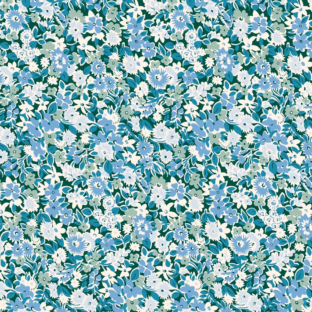 Liberty Floral Nostalgia - Isly Garden Blue image 0