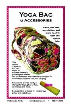 YOGA BAG & ACCESSORIES Pattern From ByAnnie image 0