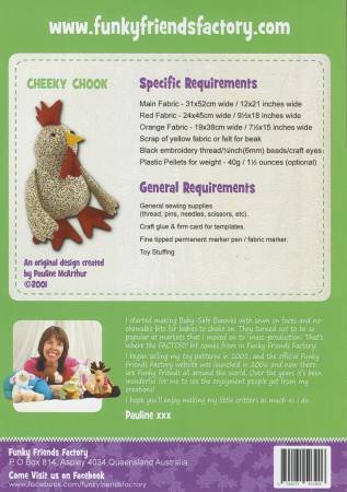 Cheeky Chook - Funky Friends Factory Pattern image 2