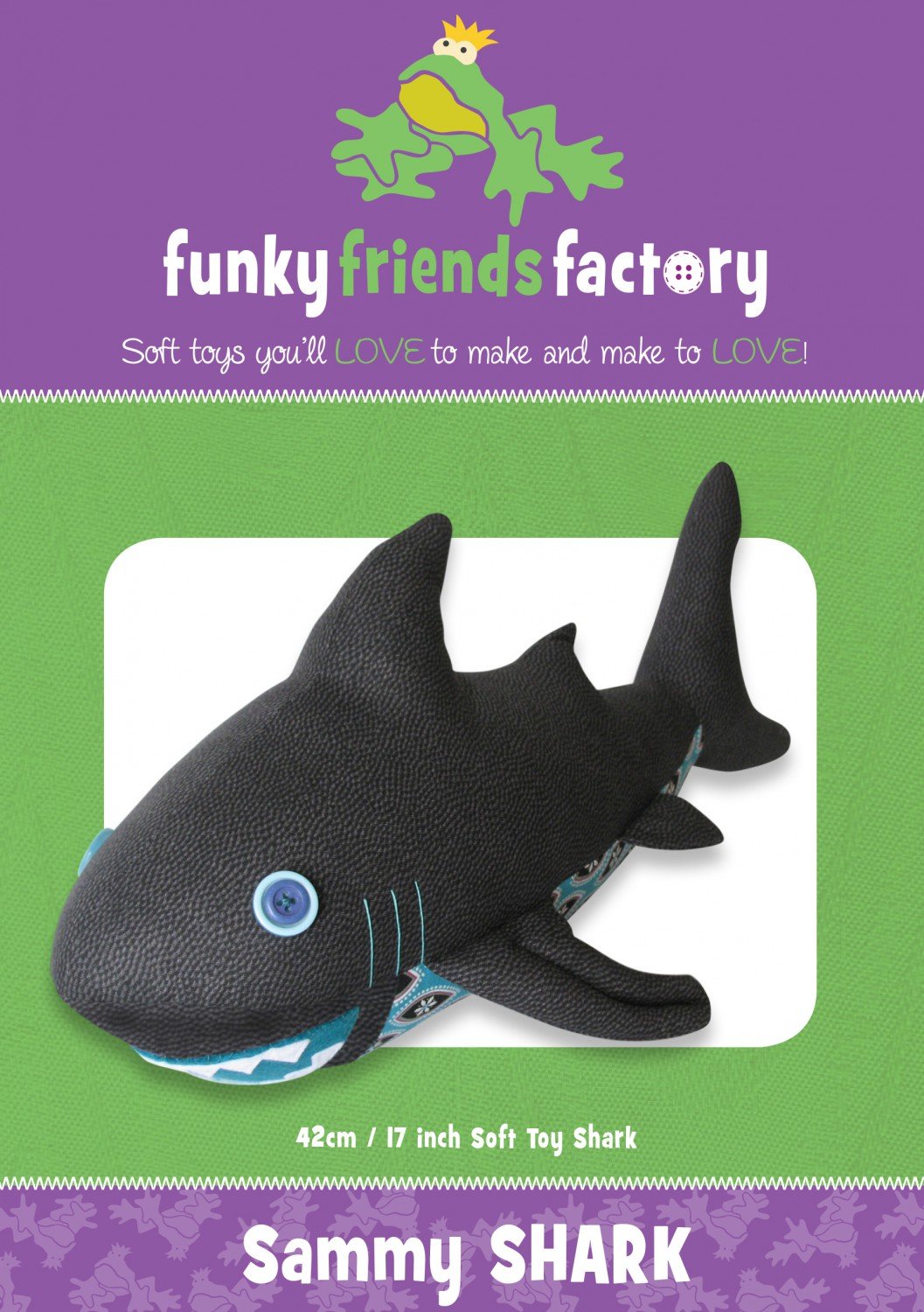 Sammy Shark - Funky Friends Factory Pattern image 0