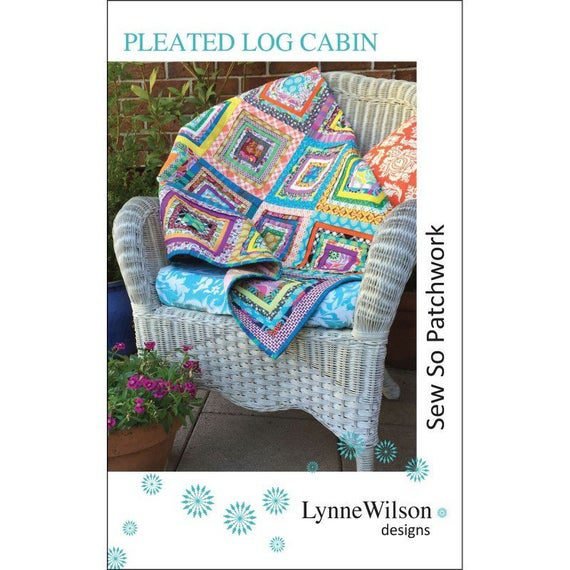 Lynne Wilson Designs Pleated Log Cabin Quilt Pattern image 1