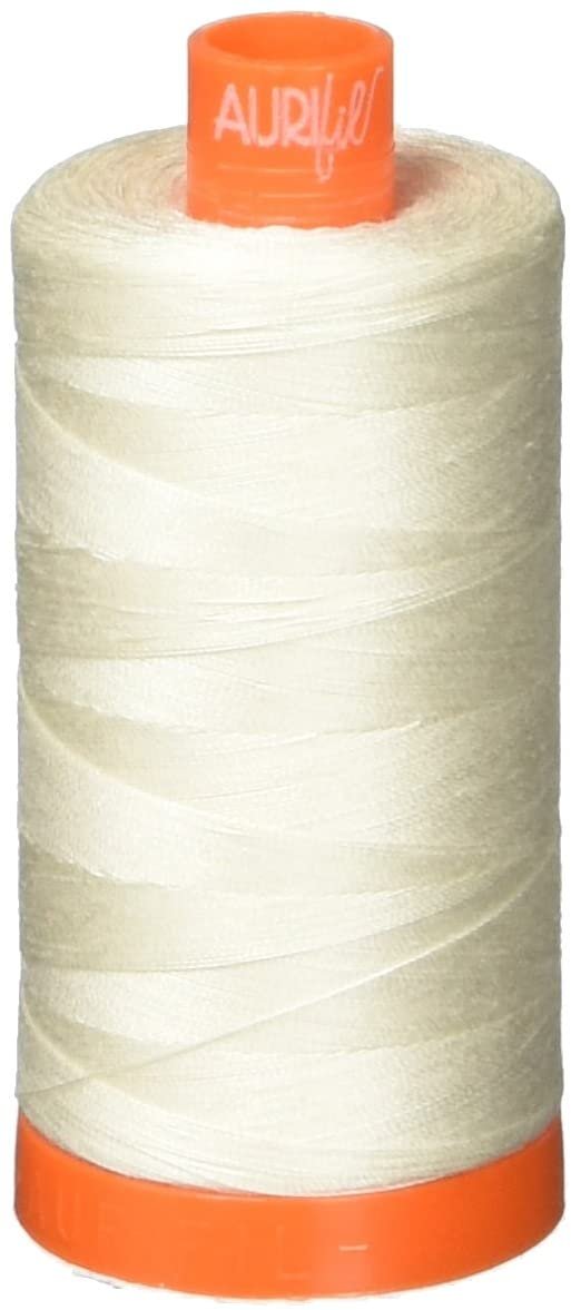 Aurifil 50Wt 100% Mako Cotton Thread Muslin image 0