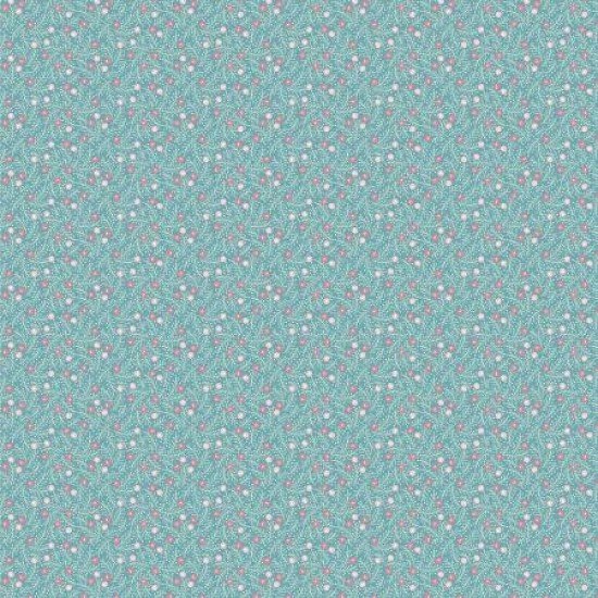 Frost & Furry by Poppie Cotton - Frosted Berries - Blue image 0