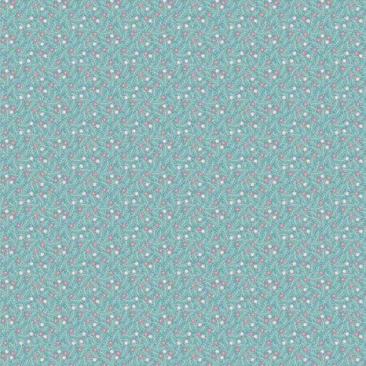 Frost & Furry by Poppie Cotton - Frosted Berries - Blue image 0