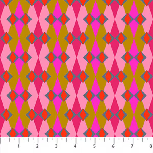 Jumpstart by Anna Maria Textiles  - Fractal in Butterscotch