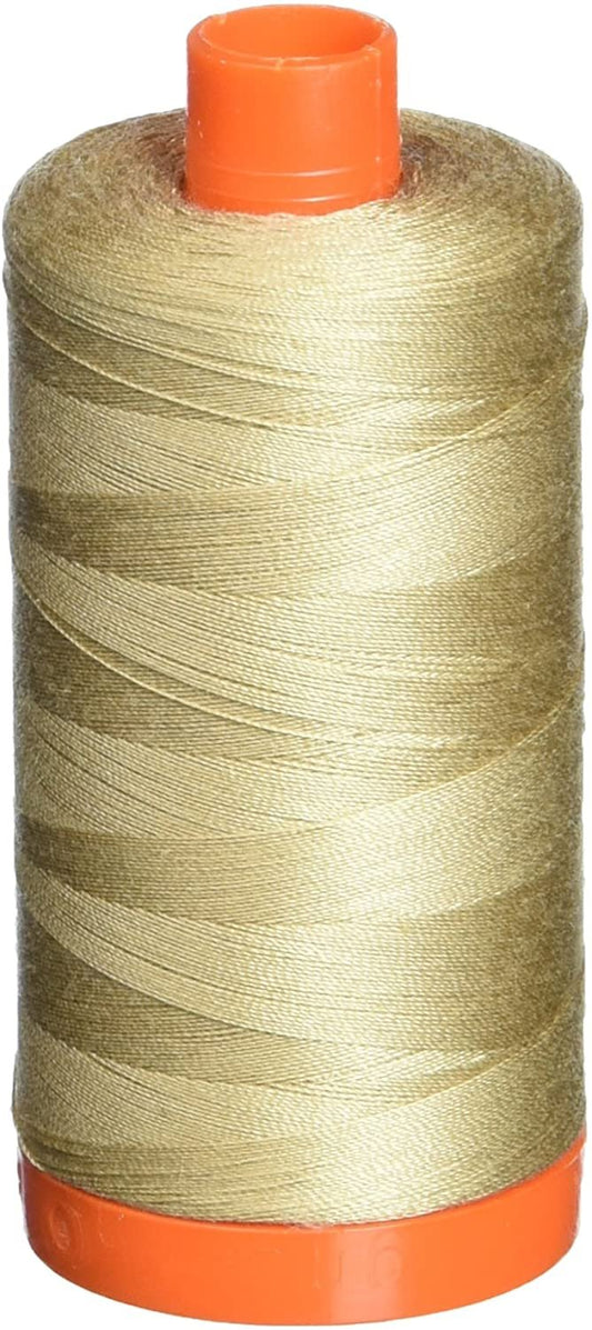 Aurifil 50Wt 100% Mako Cotton Thread Sand image 0