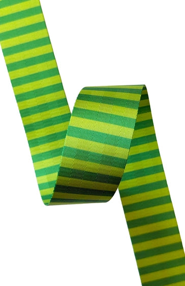 Green Stripe- 2in Handle Webbing