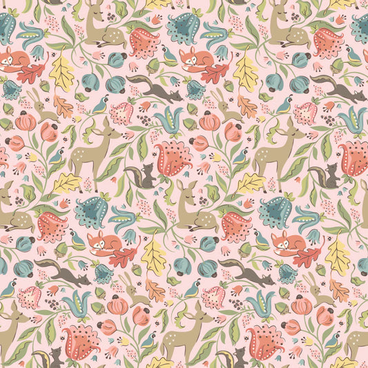 Wildwood Dwellings by Poppie Cotton - Deer Meadow Blush image 0