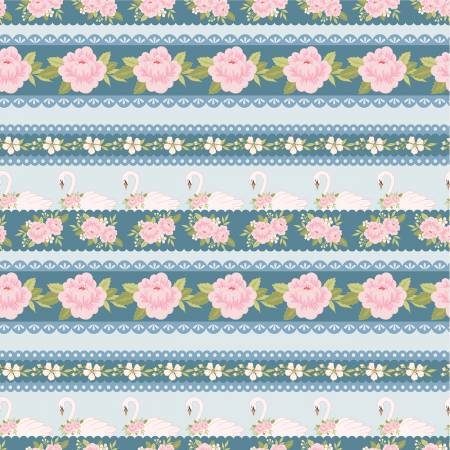 Stolen Moments by Poppie Cotton - Lace & Roses - Bleu image 0