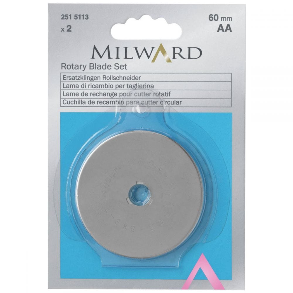Milward Replacement Rotary Cutter Blades 60mm 2pck image 0