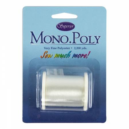 MonoPoly Invisible Polyester Thread .004mm 2200yds image 0