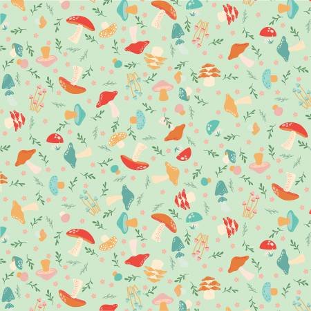 Mushroom Blooms by Poppie Cotton - 70430-14 image 0