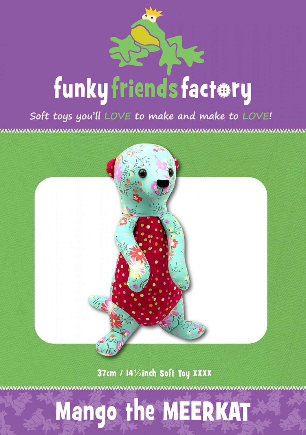Mango the Meerkat - Funky Friends Factory Pattern image 0