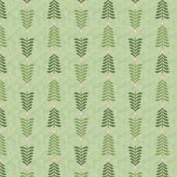 Prairie Christmas by Poppie Cotton - Oh Christmas Tree Green image 0