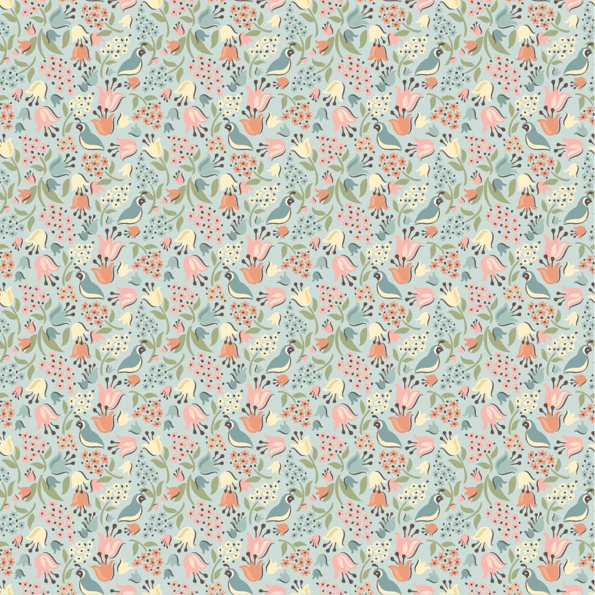 Wildwood Dwellings by Poppie Cotton - Quail Hollow Yellow image 0