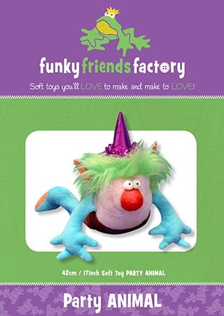 NEW - Party Animal - Funky Friends Factory Pattern image 0